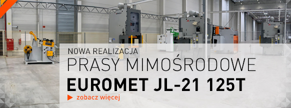 Prasy mimośrodowe z rozwijakiem EUROMET JL-21 125 T